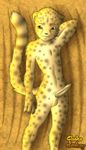  balls cheetah chokodonkey feline male mammal nude penis solo 
