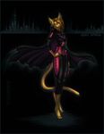  black cat feline female form_fitting luna-v night pink pose solo superhero 