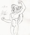  canine goddamnit_freehaven male nude sage_freehaven_(artist) sketch solo wolf 