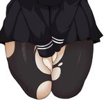  bad_id bad_pixiv_id lowres murakami_murako original pantyhose solo torn_clothes torn_legwear 