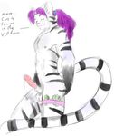  cum feline male nude penis solo stripper tabibito tiger white_tiger 