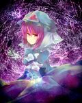  bug butterfly dqn_(dqnww) ghost hat highres insect japanese_clothes pink_hair red_eyes saigyouji_yuyuko solo touhou 