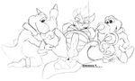  clarence_t dinosaur foot_fetish gay hindpaw licking licking_foot male scalie sketch threesome tongue toon 