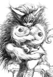  breasts feline female mammal marudi multi_breast nipples plain_background smile solo white_background 
