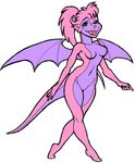  dragon female nude pink ratcandy scalie solo tame wings 