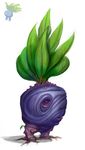  ambiguous_gender nintendo oddish plain_background pok&#233;mon pok&eacute;mon soupandbutter video_games white_background 