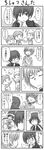  4boys accelerator blush child christmas comic greyscale highres image_sample md5_mismatch monochrome multiple_boys musujime_awaki nobuchi pixiv_sample santa_costume shirt striped striped_shirt to_aru_majutsu_no_index translated twintails 