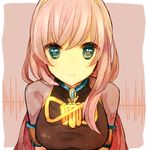  aqua_eyes bad_id bad_pixiv_id breasts face large_breasts long_hair manio megurine_luka no_nose pink_hair shiny shirt solo taut_clothes taut_shirt upper_body vocaloid 