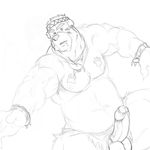  bear chubby drool invalid_tag male markwulfgar muscles nude penis precum saliva solo tribal uncut 