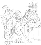  anal anal_penetration ball_fondling ball_licking ball_sniff balls canine claws cum erection fangs gay jazzwolf male muscles nude oral penetration penis precum rimming saliva sex sitting sketch tongue wolf 