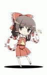  &gt;_&lt; animated animated_gif chibi closed_eyes hakurei_reimu hota jumping kyu_kyu_kyu_nyaa monster_hunter smile solo touhou 