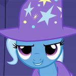  animated equine eyelashes female feral friendship_is_magic hat horse imminent_rape low_res magic mammal my_little_pony pony purple_background purple_eyes raised_eyebrows solo trixie_(mlp) uhoh unknown_artist 