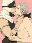  glasgow_smile hidan kakuzu kiss lick licking mizinko500002415668 naruto naruto_shippuuden pixiv_manga_sample resized shitara_(kaimetsu_joutai) yaoi 
