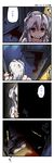  1girl 4koma blood comic highres izayoi_sakuya knife nanaroku_(fortress76) tears touhou translated younger 