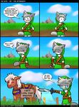  2004 anthro cat comic epona leo_(vg_cats) link scott_ramsoomair the_legend_of_zelda vgcats 