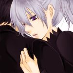  couple darker_than_black hei hug purple_eyes yin 