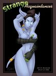  ackanime breast_grab breasts comic draenei female glowing_eyes hooves horns nipples nude orc presenting strange_acquaintances tail tentacles warcraft world_of_warcraft 