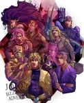  aqua_eyes battle_tendency blonde_hair blue_eyes diamond_wa_kudakenai diavolo dio_brando dirty_deeds_done_dirt_cheap enrico_pucci frills funny_valentine green_eyes grey_hair headband heart jojo_no_kimyou_na_bouken kars_(jojo) killer_queen king_crimson_(stand) kira_yoshikage lace lipstick long_hair makeup male_focus multiple_boys necktie orange_eyes pink_eyes pink_hair purple_hair severed_hand sheer_heart_attack sketch stand_(jojo) stardust_crusaders steel_ball_run stone_ocean teyuruun the_world vento_aureo whitesnake_(stand) 