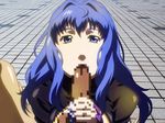  animated animated_gif blue_hair censored fellatio gif ibento_e_ikou!_sono interracial long_hair macross macross_frontier oral penis pov sex sheryl_nome yabusame 