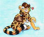  breasts feline female leopard nude olven rose solo 