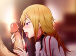  bad_id bad_pixiv_id blonde_hair blush charlotte_dunois erection fellatio infinite_stratos long_hair meteor_(artist) open_mouth oral penis profile purple_eyes saliva solo_focus sweat tongue uncensored 
