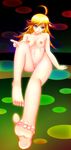  barefoot breasts feet foot highres large_breasts nipples nude panty_&amp;_stocking_with_garterbelt panty_(character) panty_(psg) pov_feet pussy smile uncensored 