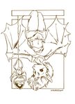  2009 bat cute egyptian_roseatte_bat female gift hanging inks spider thread uhusted ursula_husted valentines_day web 