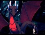  cynder dragon drakhalin female feral scalie solo spyro_the_dragon wings 