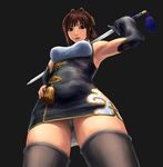  alternate_costume armpits breasts chai_xianghua chinese from_below huge_breasts panties soul_calibur soul_calibur_3 soulcalibur_iii sword underwear upskirt weapon xianghua 