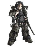  karakasa_(murakumo_koushou) mecha_musume military original personification solo type_10_(tank)_(personification) 