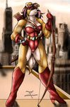  archer archerette canine city costume female solo superhero zorro_re 