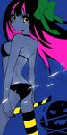  bikini panty_&amp;_stocking_with_garterbelt solo stocking_(character) stocking_(psg) stripes_i_&amp;_ii swimsuit sword weapon 