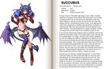  female kenkou_kurosu monster_girl_profile solo succubus tagme 