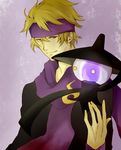  bad_id bad_pixiv_id blonde_hair gen_5_pokemon headband hungerrr-ssg lampent male_focus matsuba_(pokemon) pokemon pokemon_(creature) pokemon_(game) pokemon_bw pokemon_hgss purple_eyes purple_scarf scarf smile 