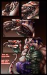  claws drool kernac male monster muscles neodokuro saliva size_difference snuff vore 