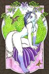  anthro avian bird breasts canine critter female flying fur luthiennightwolf mammal nipples nude solo white white_fur wolf 