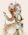  animal_ears bad_id bad_pixiv_id bangle bracelet breasts bubble_skirt burmecian dancer earrings eixin final_fantasy final_fantasy_ix furry green_eyes highres jewelry large_breasts long_hair midriff pointy_ears ponytail rat_ears rat_tail red_hair ribbon skirt tail tail_ribbon 