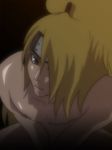  androgynous blonde_hair deidara dolls3232 long_hair male male_focus naruto naruto_shippuuden nude solo 