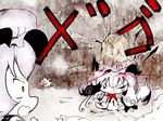  bad_id bad_pixiv_id blood injury koohee multiple_girls patchouli_knowledge remilia_scarlet touhou 