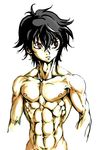  1boy abs chest gundam gundam_00 male male_focus muscle pecs setsuna_f_seiei solo yaoi 