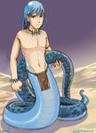  greenmonkey loincloth male naga scalie snake solo topless underwear 
