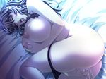  1girl ahegao artist_request ass bed blush breast_hold breasts character_request curvy erect_nipples eyes_closed female_ejaculation fingering huge_ass huge_breasts inyoku_celeb_tuma_2 large_breasts long_hair lying masturbation milf nipples nude open_mouth orgasm panties pussy_juice saliva solo source_request sweat thick_thighs thighs tongue underwear 