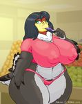  avian bbw big_breasts big_butt breasts butt chubby female huge_butt obese overweight solo sucker thighs vdisco vulture wide_hips 