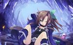  brown_hair game_cg green_eyes hyperdimension_neptunia long_hair 