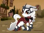  crown dragon_age dragon_age_2 dress equine female flemeth friendship_is_magic grey_eyes hair horse mammal my_little_pony pony red_hair solo unknown_artist 