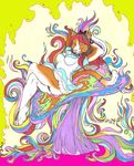  cat feline female kamilya nude pinup psychedelia solo tame 