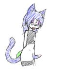  ab alix angelbreed blue blue_penis cat crossdressing cute dildo erection feline feminine garter girly hair invalid_tag looking_at_viewer male penis sex_toy short_hair sketch solo standing tail thighs tongue trix_the_cat wide_hips 
