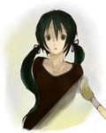  art_brush bad_id bad_pixiv_id collarbone copyright_request face paintbrush painting solo twintails upper_body venezia_(fanfoo) 