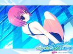  azel blue_eyes kannagi_rei red_hair short_hair swimsuit twinkle_crusaders 