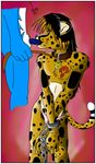  bdsm bondage cheetah feline jippen kinshuka master oral pet thong warcraft world_of_warcraft 